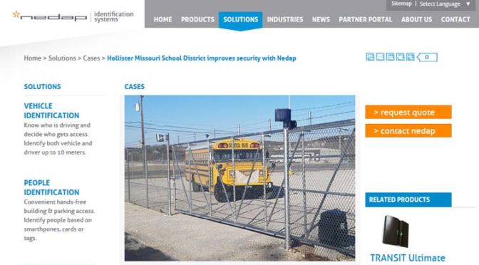 Nedap, Hollister Missouri School District improves security with Nedap