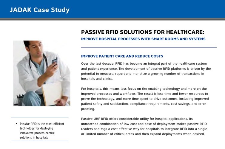 PASSIVE RFID SOLUTIONS FOR SMART ROOMS HEALTHCARE