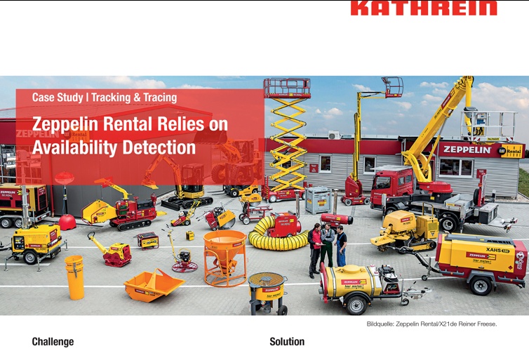 Zeppelin Rental Relies on Availability Detection - Tracking & Tracing