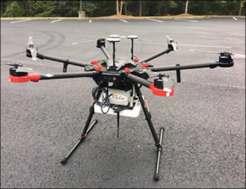 UHF Reading Drone Tracks Vehicles, Assets