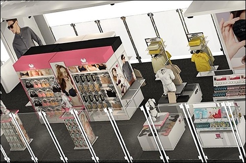 Exhibit Shop Sells Fashion, Cosmetics With RFID