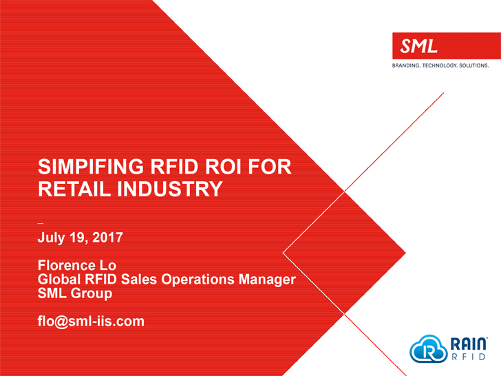 SIMPIFING RFID ROI FOR RETAIL INDUSTRY