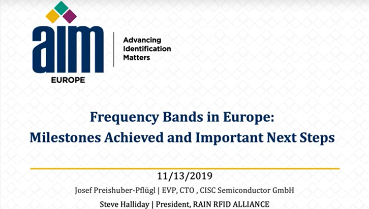 Frequency Bands in Europe: Milestones and Important Next Steps