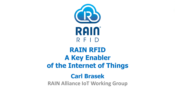 RAIN RFID A Key Enabler of the Internet of Things