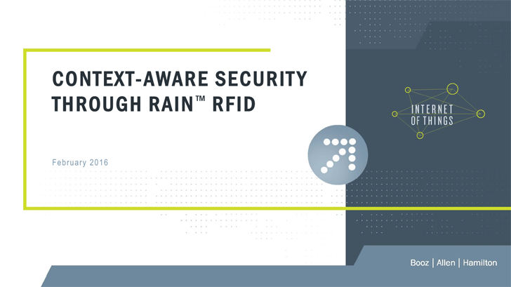 CONTEXT-AWARE SECURITY THROUGH RAIN RFID