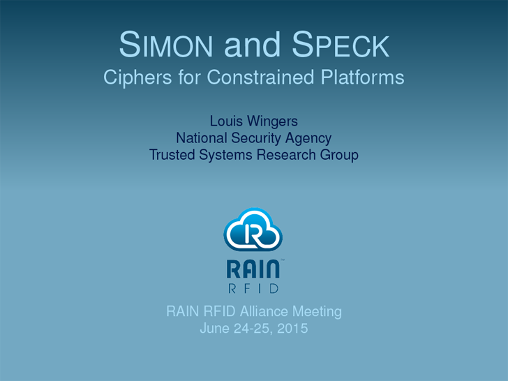 SIMON and SPECK Ciphers for Constrained Platforms