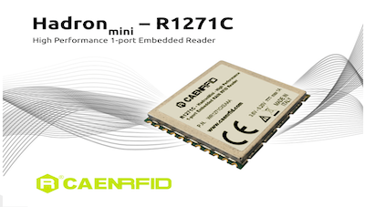 CAEN RFID announces the availability of a new RAIN RFID reader module for embedded applications, the HadronMini.