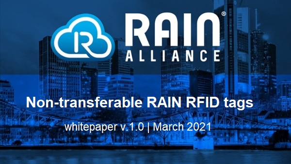 Non transferable RAIN RFID v1.0