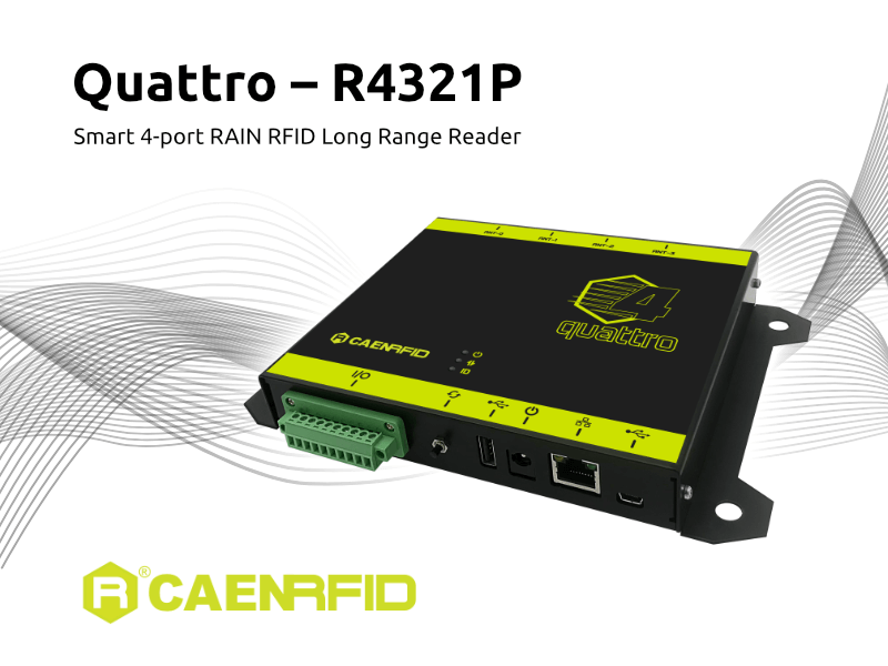 Quattro – Smart 4-port RAIN RFID Long Range Reader