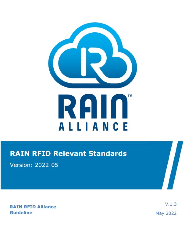RAIN RFID Relevant Standards